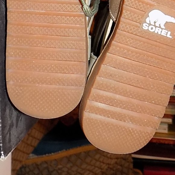 Sorel Ella lace up Sage leather EU39 US8 - Picture 12 of 13